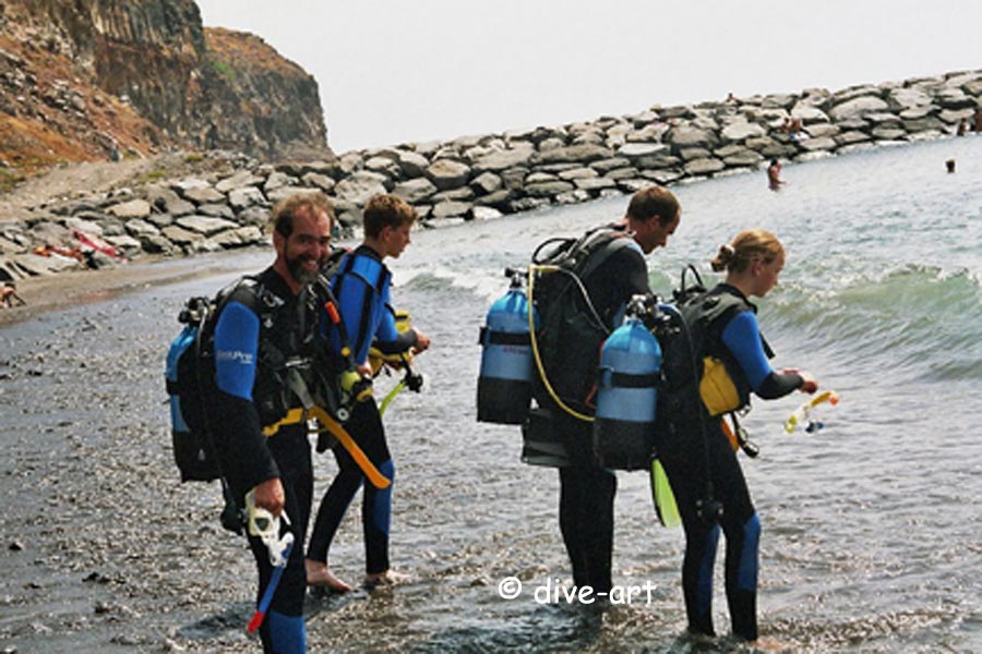 Kinder-Tauchgang Land